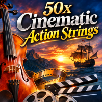 Filmmusik Action Strings - 50 x gema freie Musik  für die Vertonung