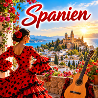 World Spanien - 50 x gema freie Musik mit spanischer Musik